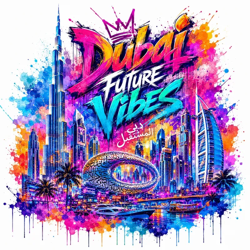Colorful City Paintings