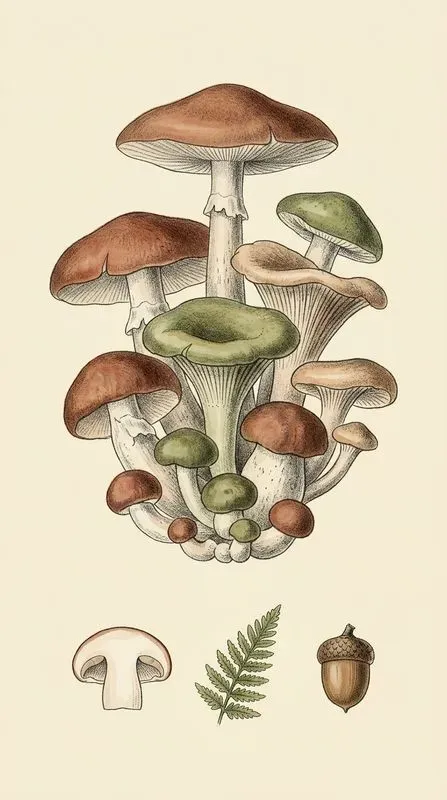 Antique Natural History Lithograph Art