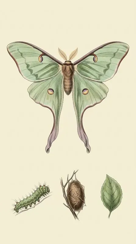 Antique Natural History Lithograph Art