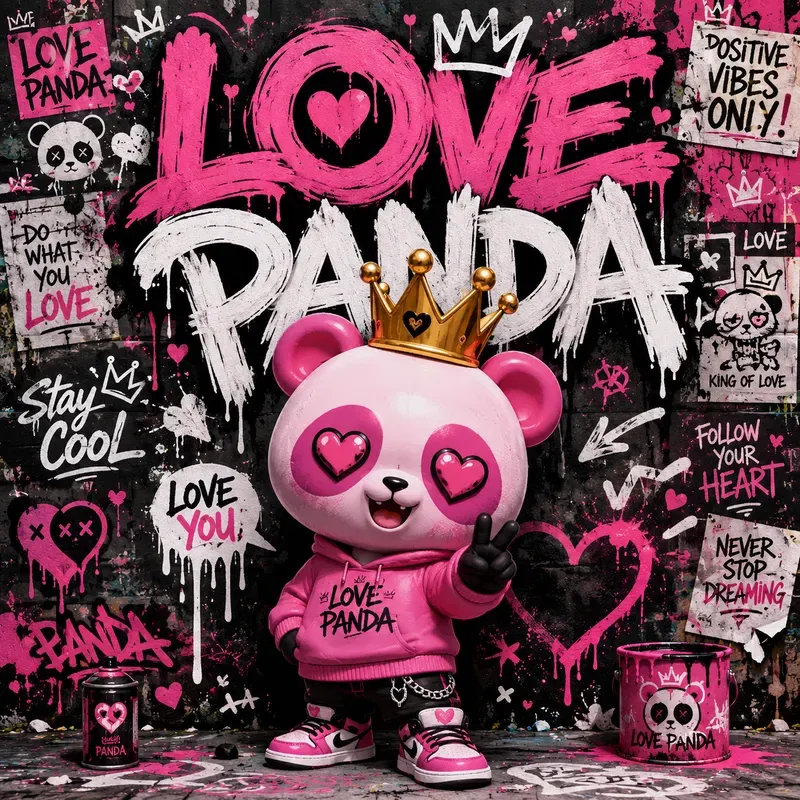 Urban Graffiti Designer Toy Mascots Packs