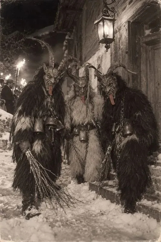 Vintage Krampus Night Photos