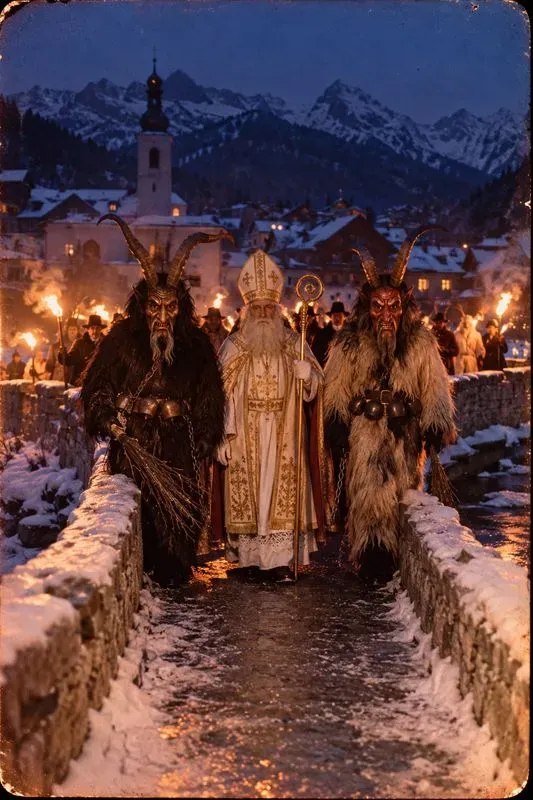 Vintage Krampus Night Photos