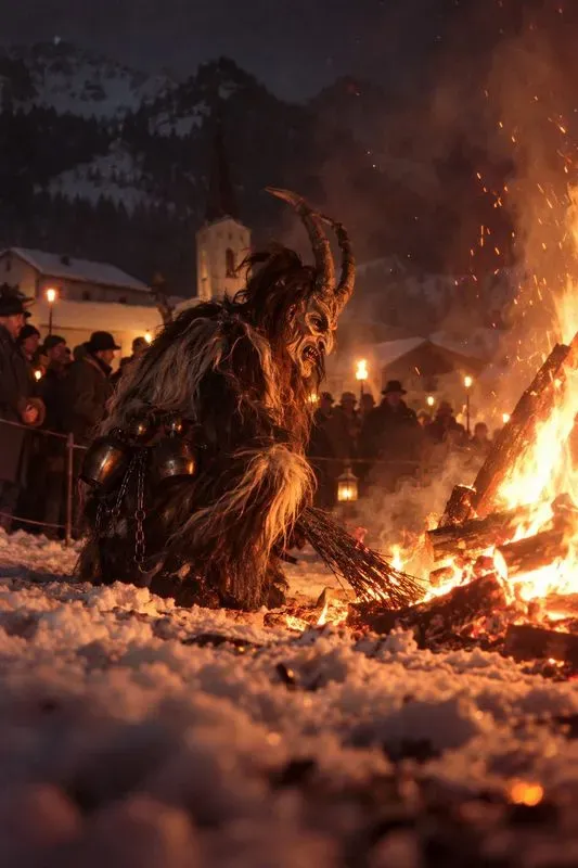 Vintage Krampus Night Photos