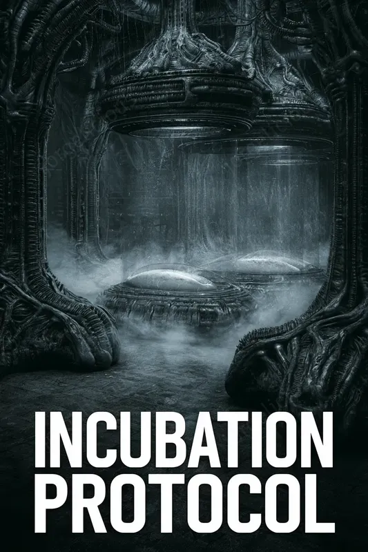 Biomechanical Scifi Horror Covers