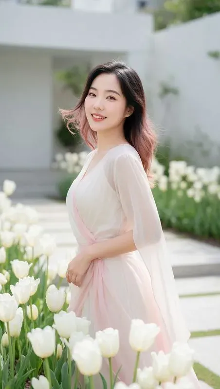 Floral Spring Fashion Photo Generator