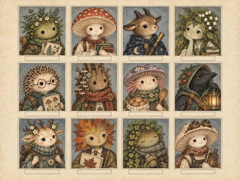 Monster School Yearbook Characters