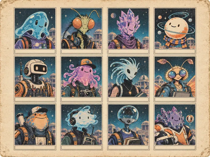 Monster School Yearbook Characters
