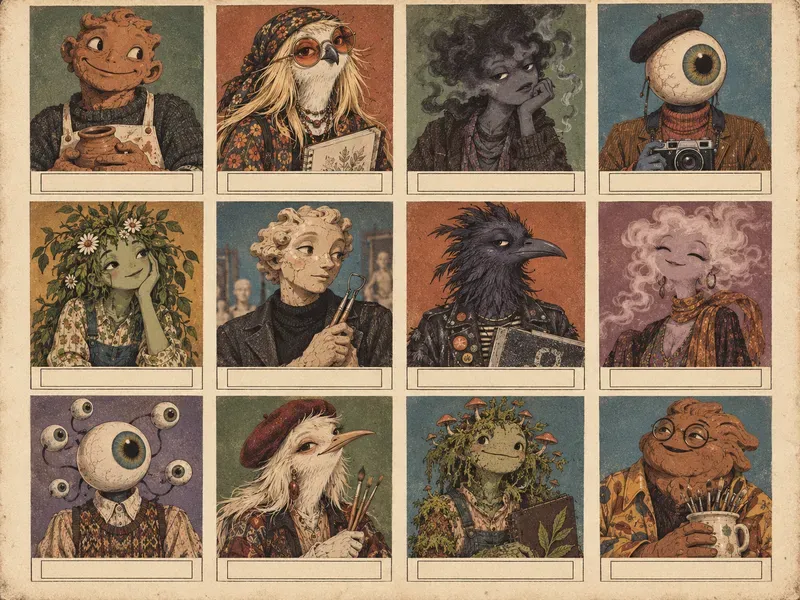 Monster School Yearbook Characters