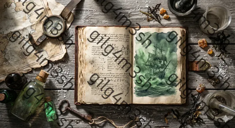 The Alchemists Grimoire Flatlays