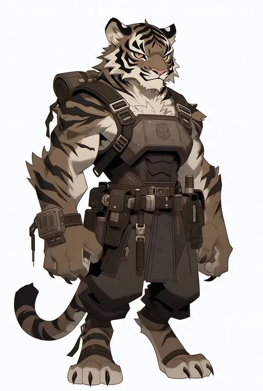 Animal Warrior Game Character Conceptart
