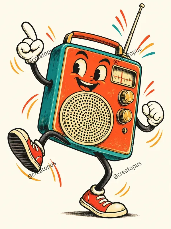Retro Cartoon Mascot Characters