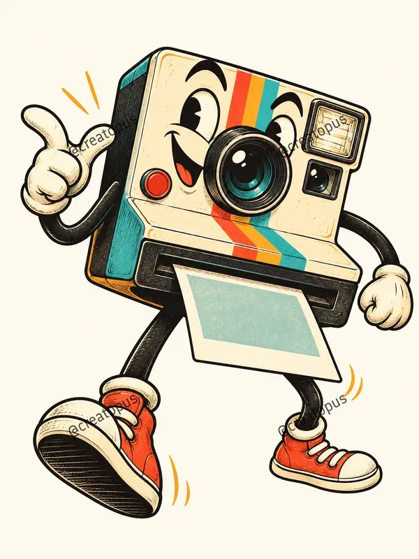 Retro Cartoon Mascot Characters