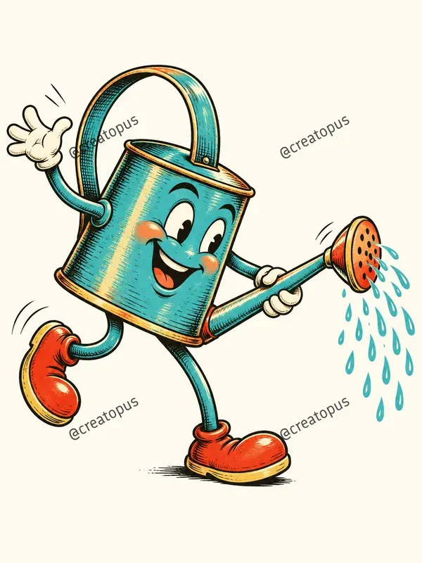 Retro Cartoon Mascot Characters