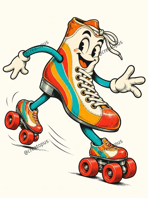 Retro Cartoon Mascot Characters