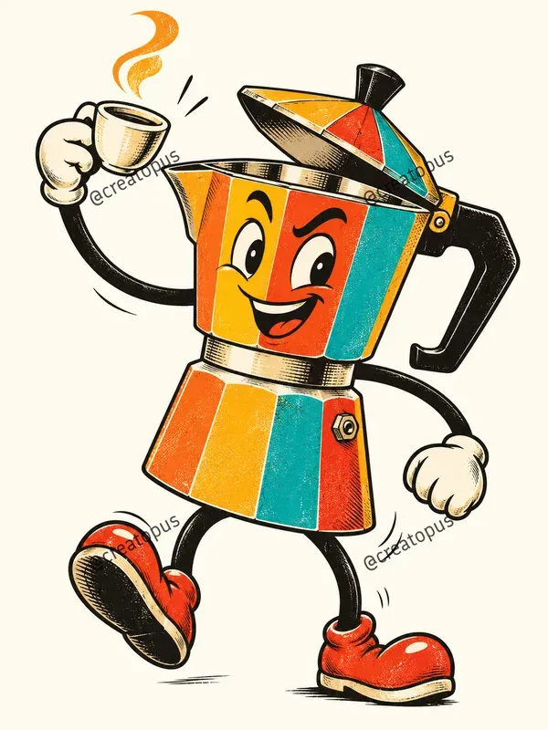 Retro Cartoon Mascot Characters