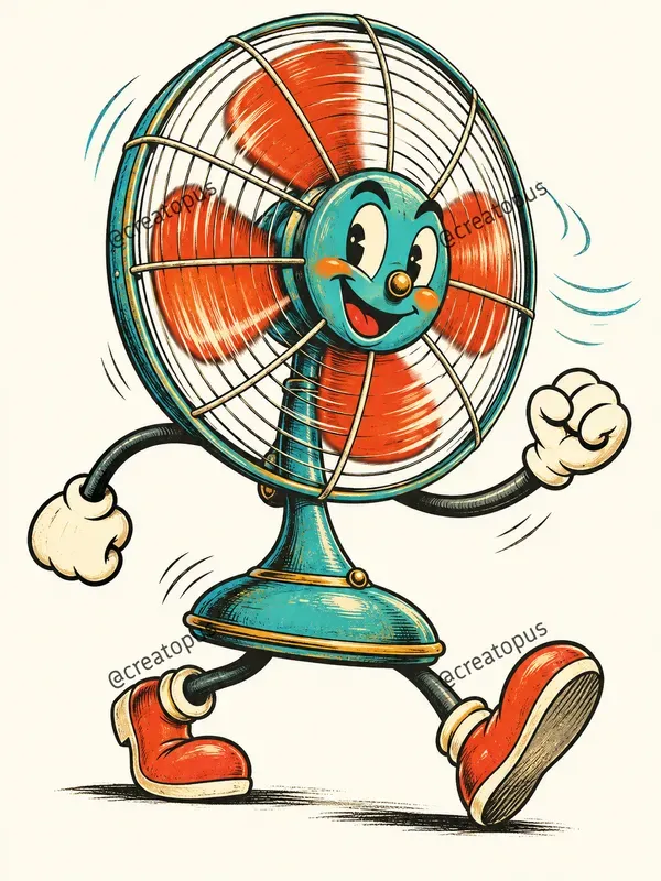 Retro Cartoon Mascot Characters