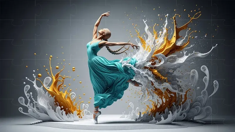 Dynamic Urban Paper Art