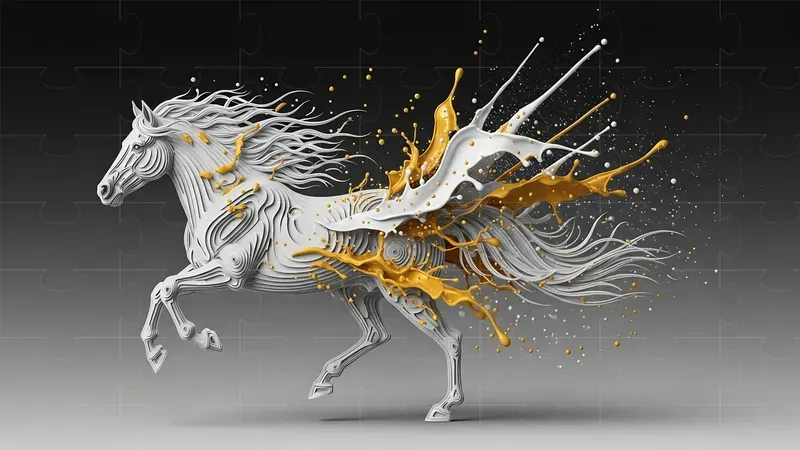 Dynamic Urban Paper Art