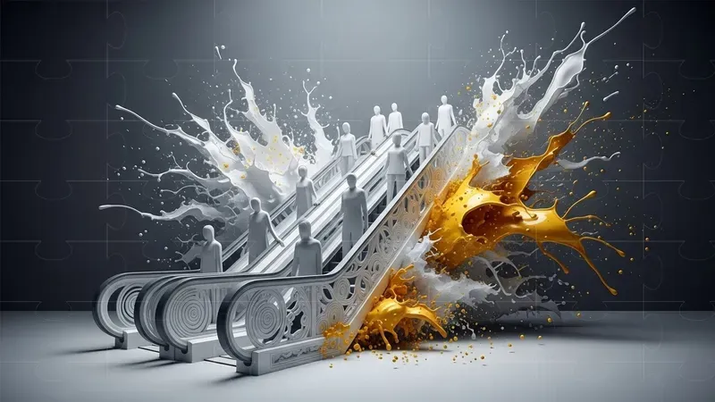 Dynamic Urban Paper Art
