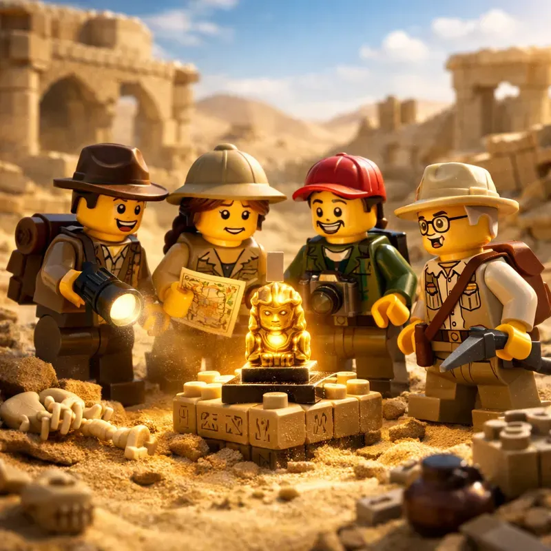 Cinematic Lego Scene Generator