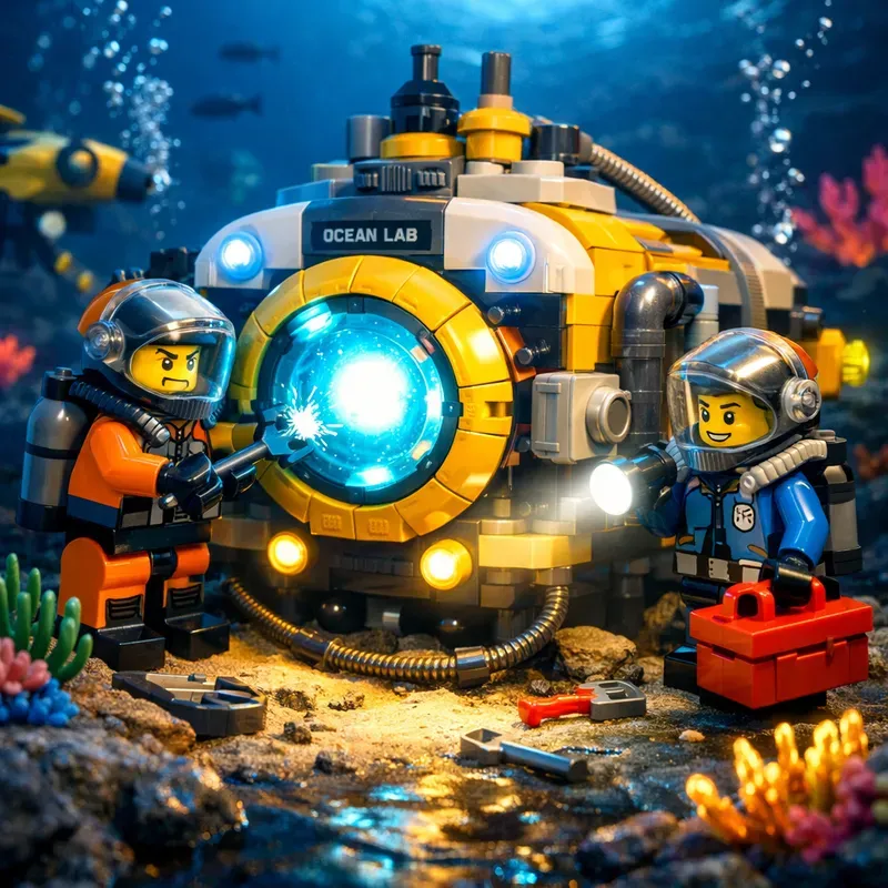 Cinematic Lego Scene Generator