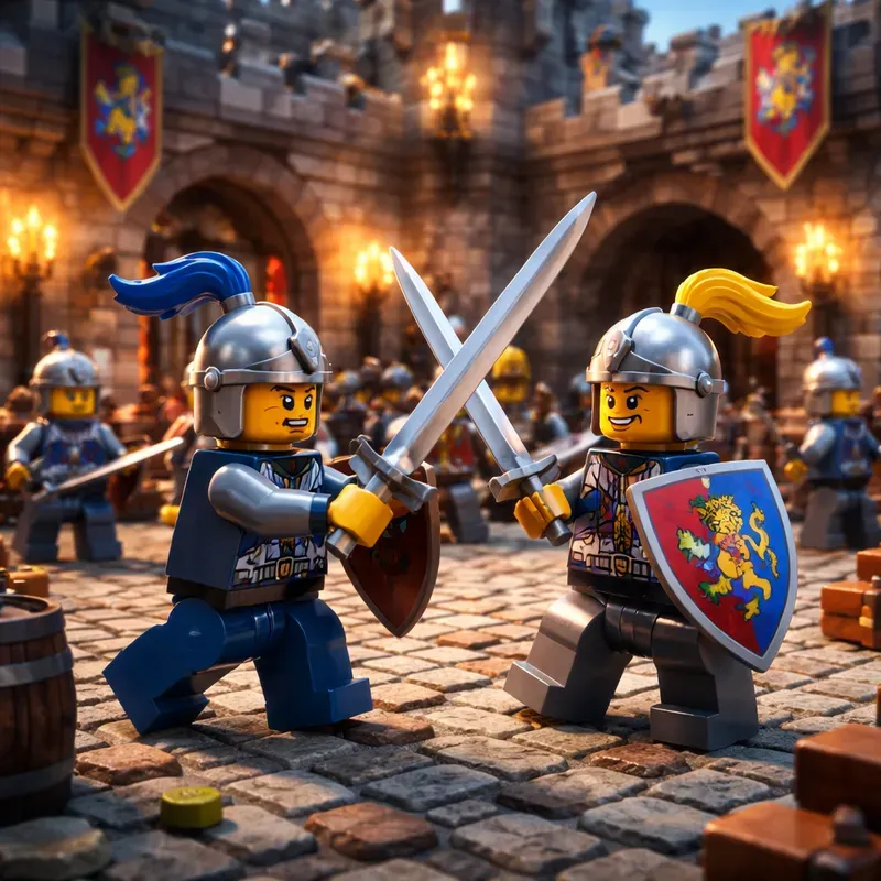 Cinematic Lego Scene Generator