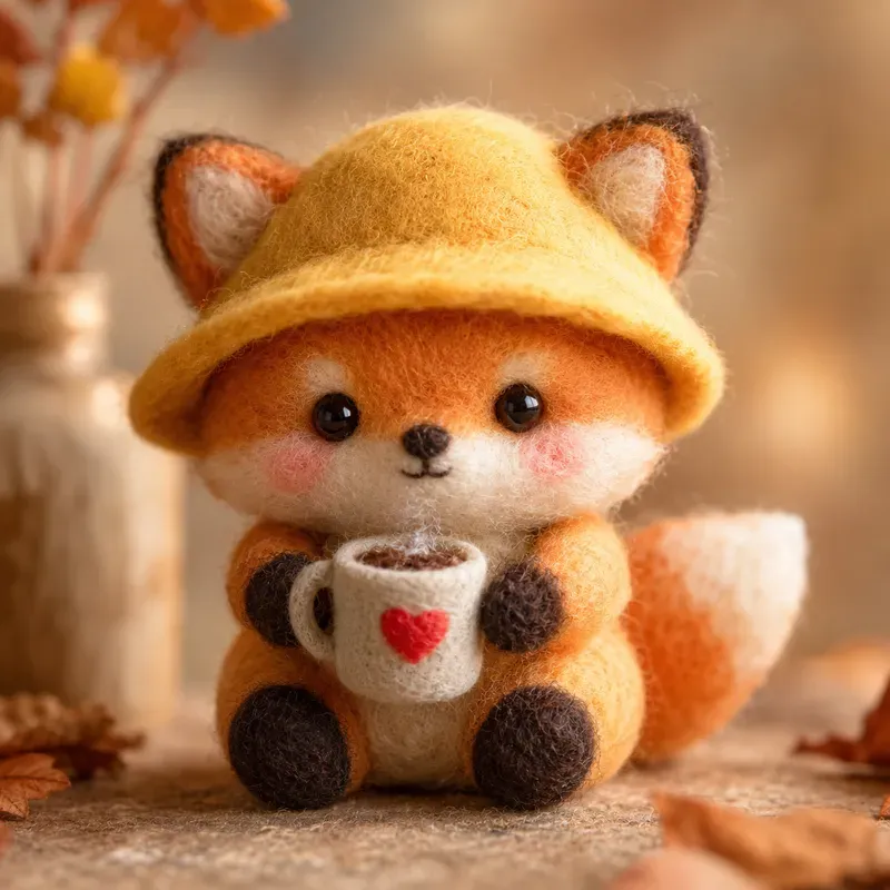 Needle Felted Cute Chibi Character Creations