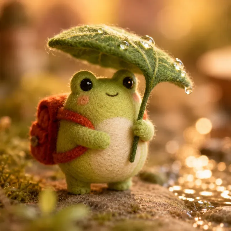 Needle Felted Cute Chibi Character Creations