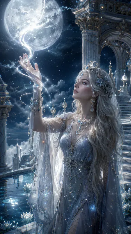 Beautiful Moon Goddesses