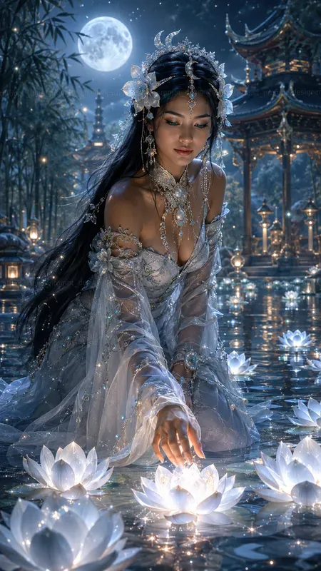 Beautiful Moon Goddesses