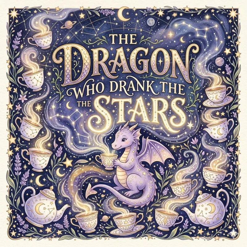 Cosmic Childrens Storybook Typography