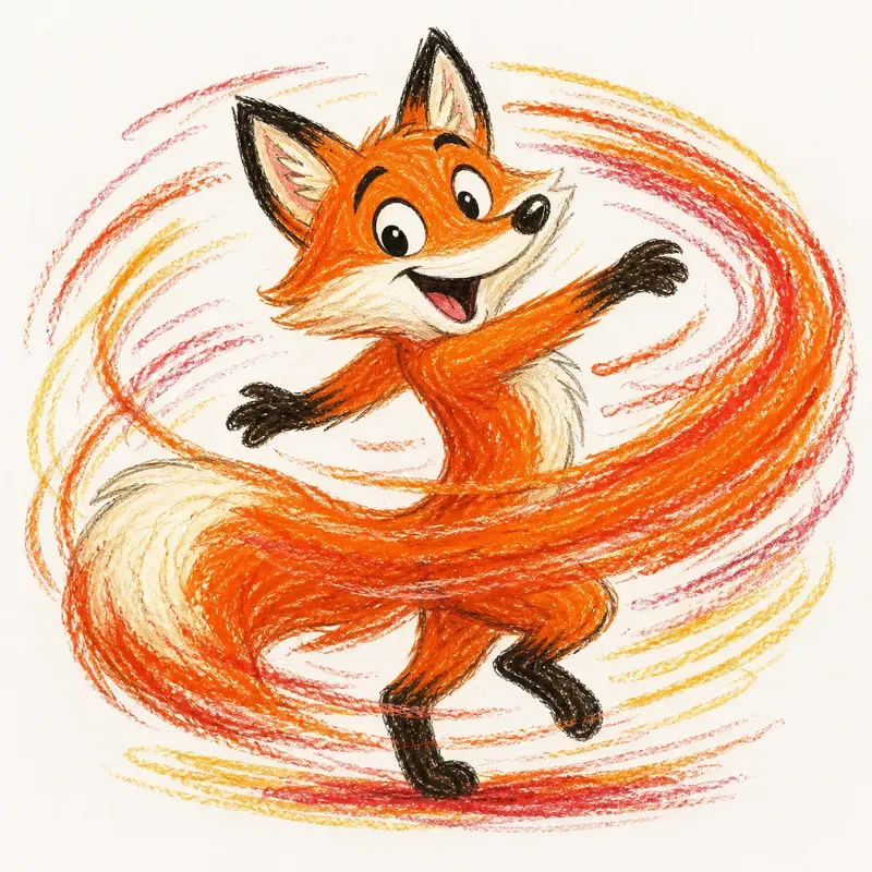 Crayon Burst Animals