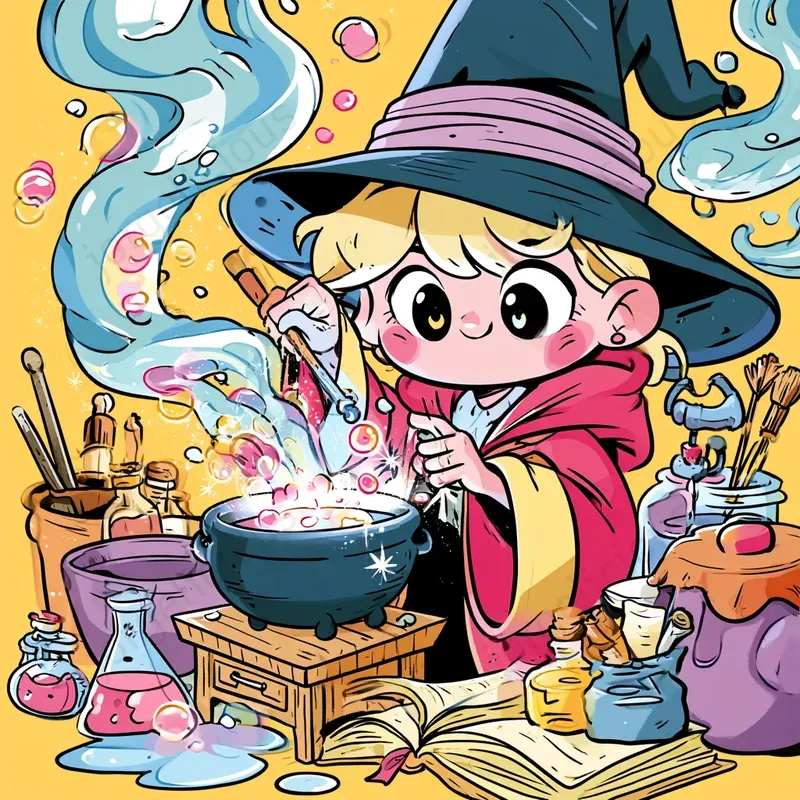 Cute Kawaii Storybook Scenes