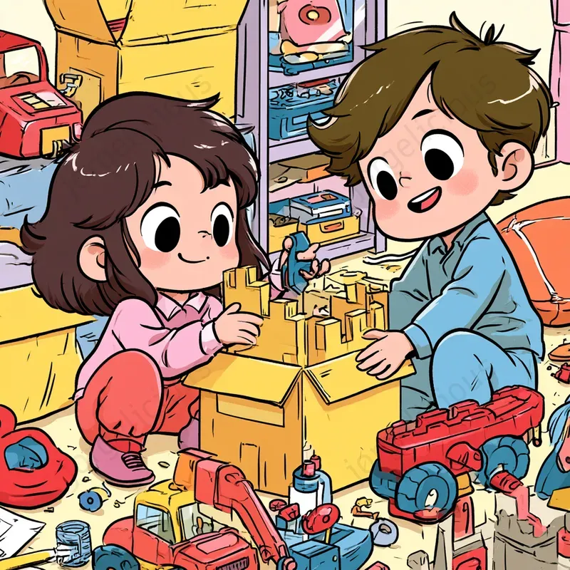 Cute Kawaii Storybook Scenes