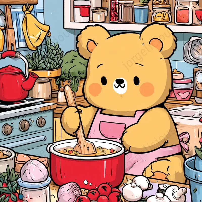 Cute Kawaii Storybook Scenes
