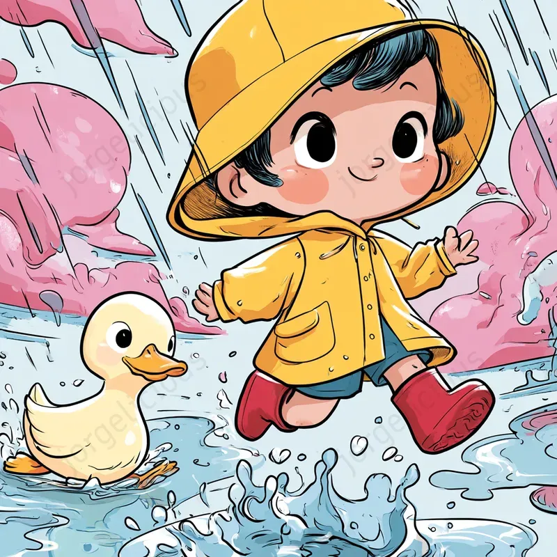Cute Kawaii Storybook Scenes