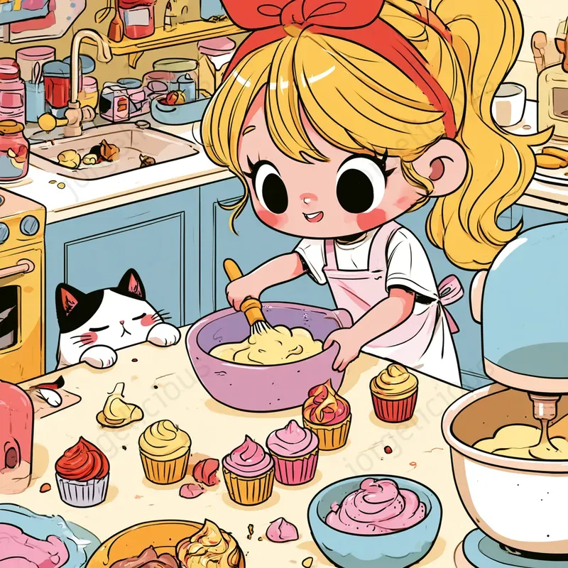 Cute Kawaii Storybook Scenes