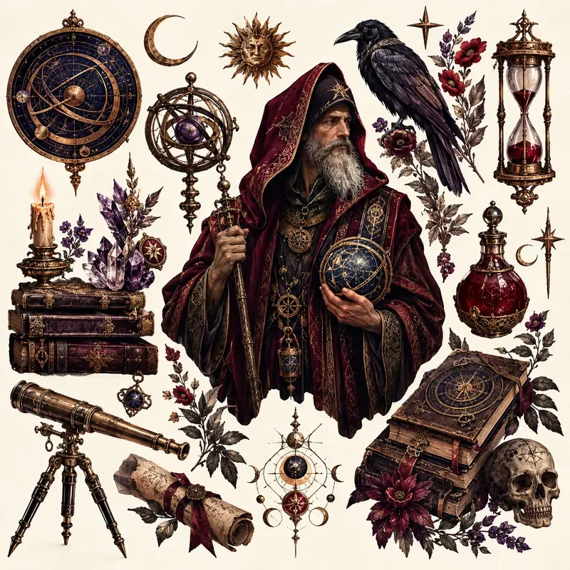 Gothic Curio Collages