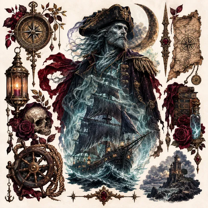 Gothic Curio Collages