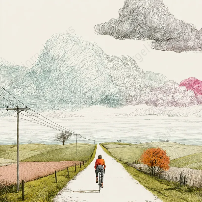 Illustrated Travel Sketch Art