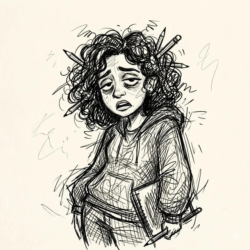 Scribble Emotion People