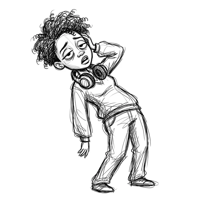 Scribble Emotion People