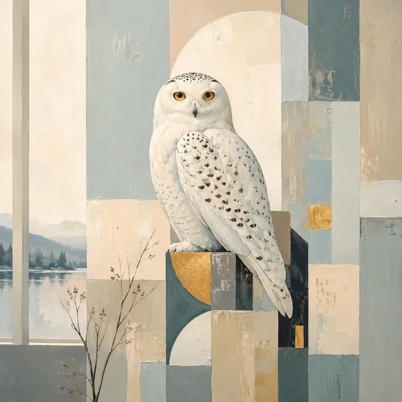 Modern Geometric Animal Portraits
