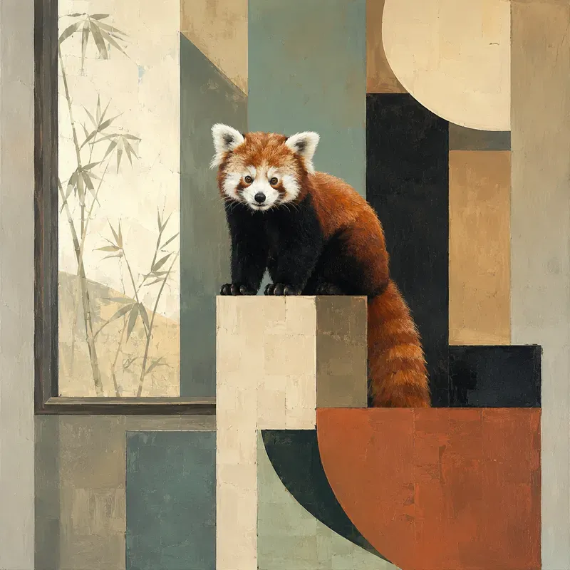 Modern Geometric Animal Portraits