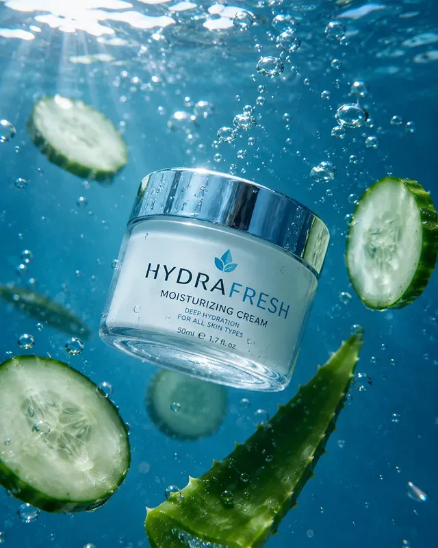 Dynamic Underwater Product Photos