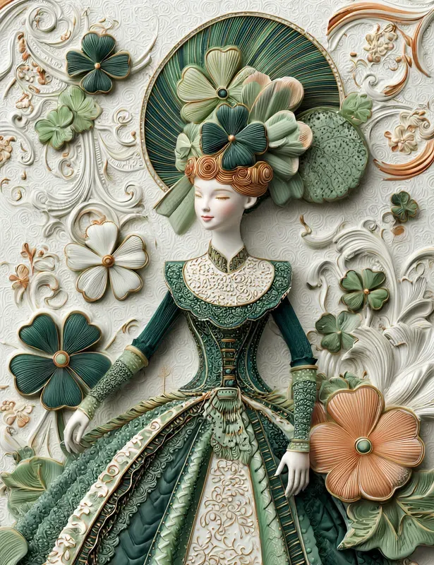 Elegant Saint Patricks Day Illustrations