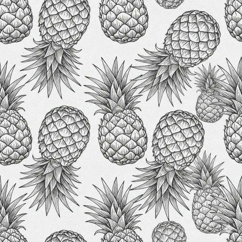 Monochrome Engraved Seamless Patterns