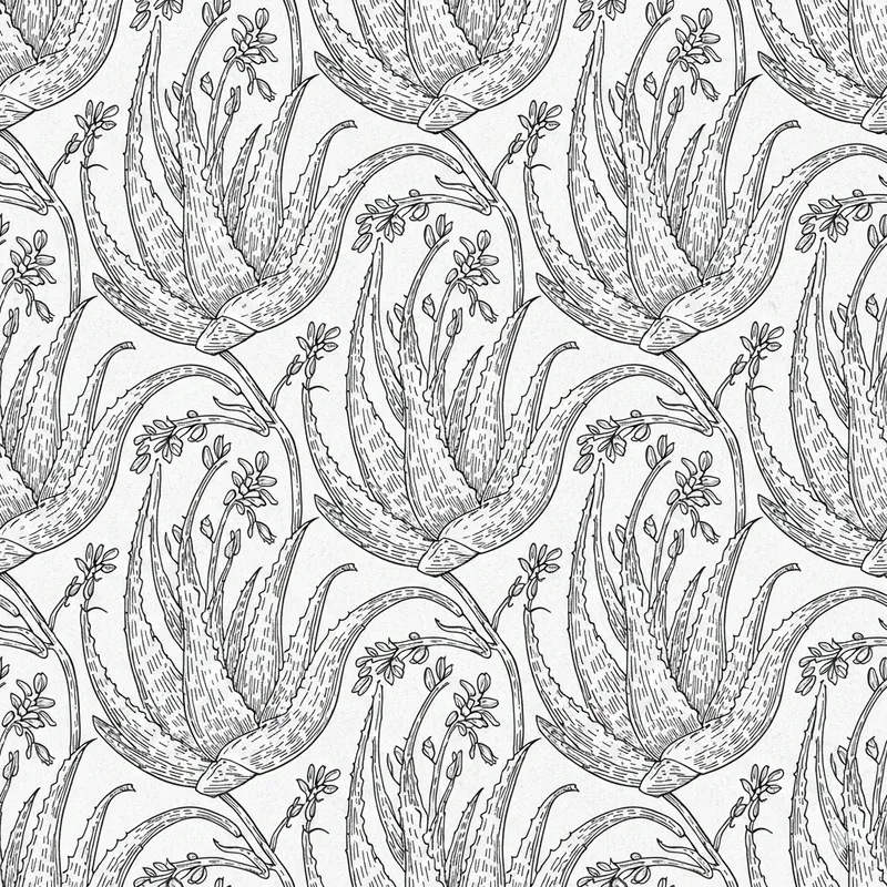 Monochrome Engraved Seamless Patterns