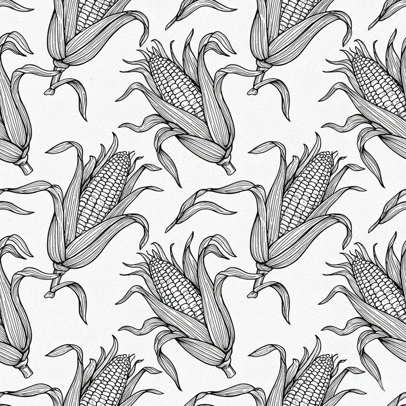 Monochrome Engraved Seamless Patterns