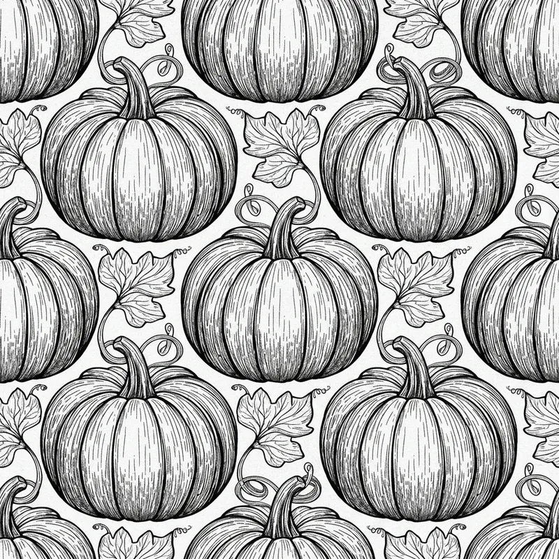 Monochrome Engraved Seamless Patterns